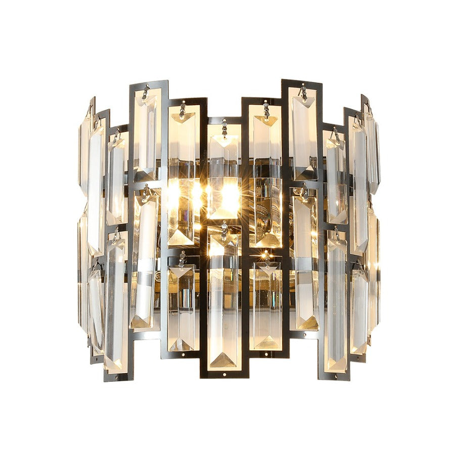 Cedric - Modern Glass Crystal Wall Light